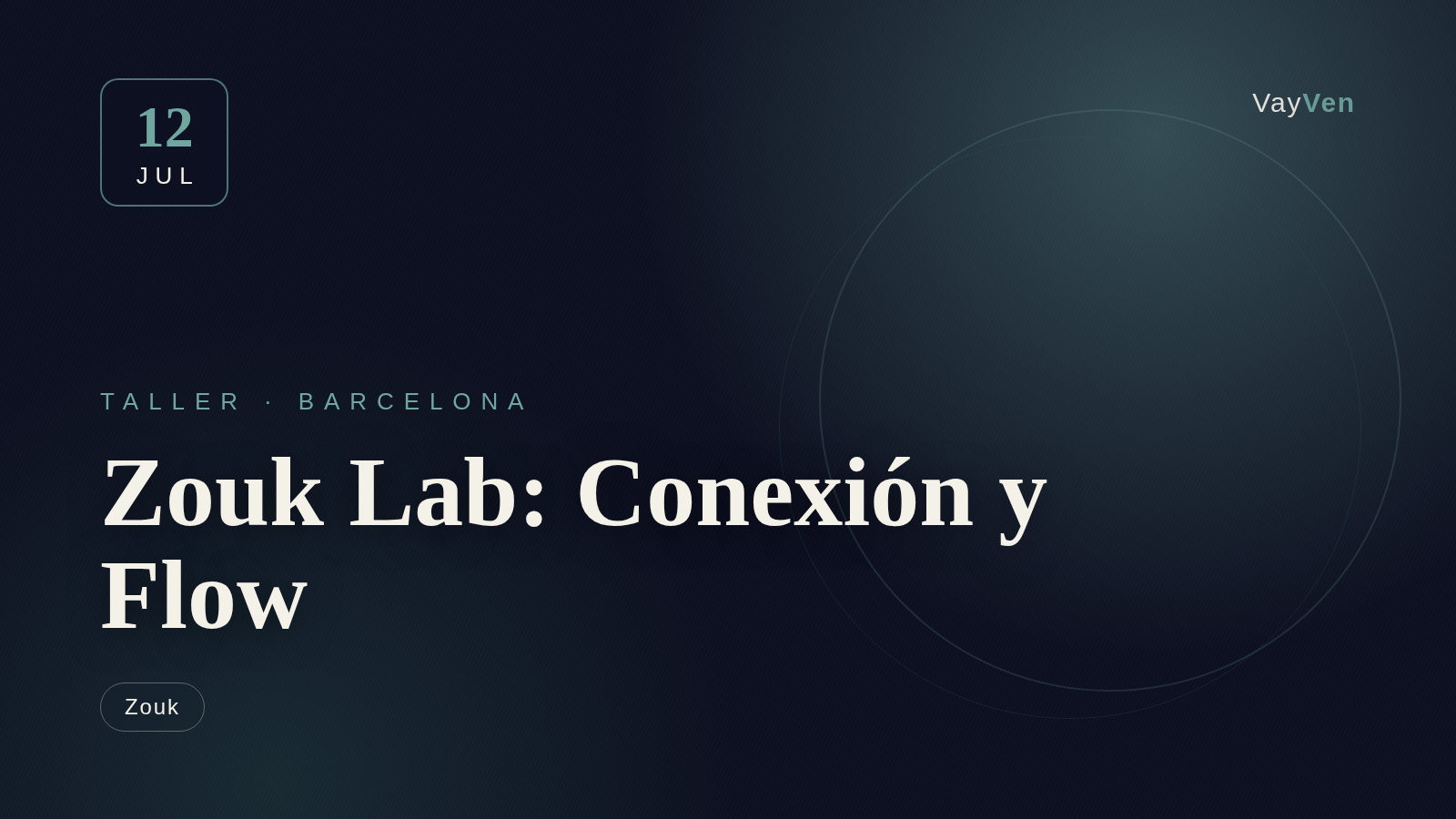 Zouk Lab: Conexión y Flow